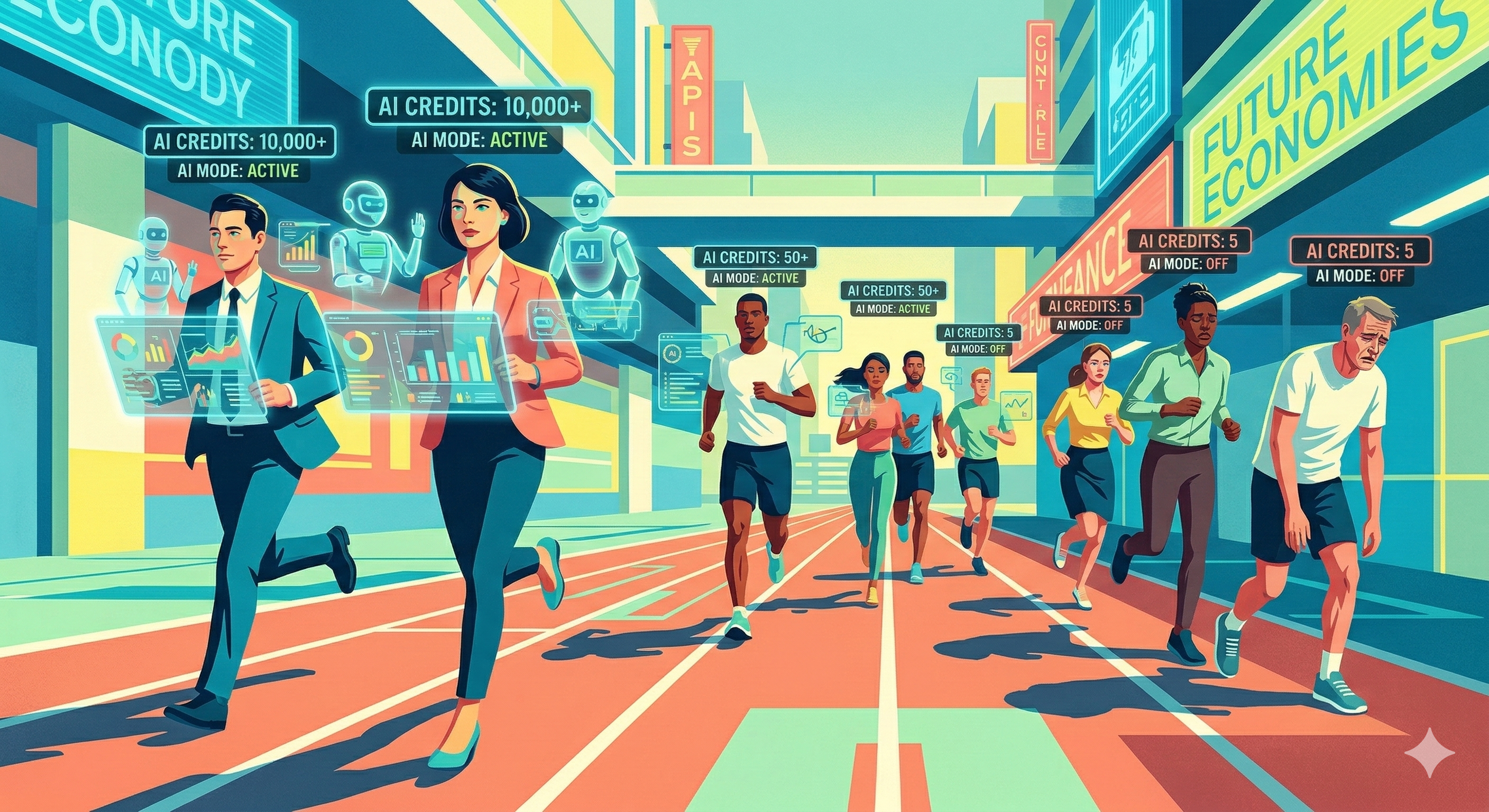 The AI Race visualization